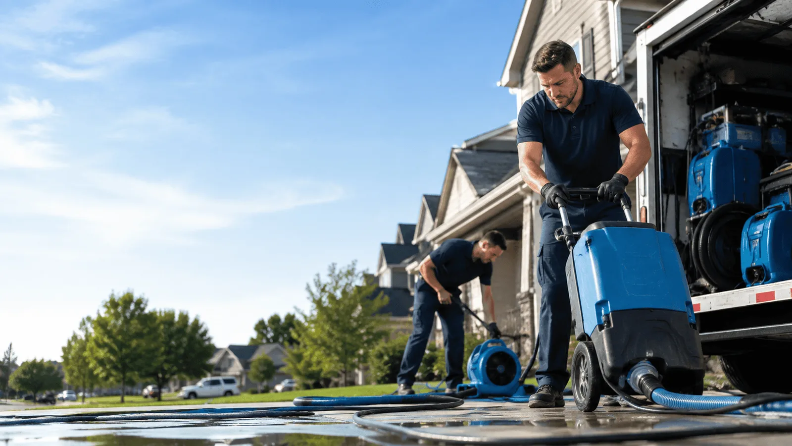 Structural Drying being performed in Garwood, NJ